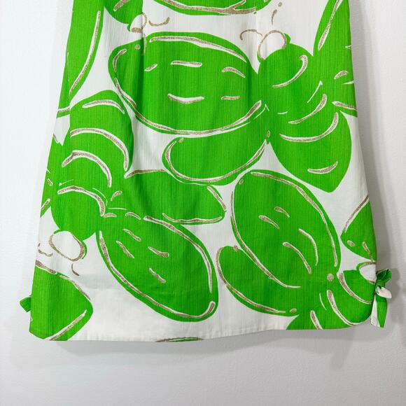 Lilly Pulitzer Stringer Large Glitter Delia Shift Dress | Green | SZ 00 - Picture 5 of 10